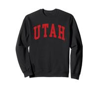 Vintage Utah Herren Utah Frauen Retro UT Rot Grau Schwarz Tee Geschenk Sweatshirt