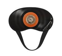 Vintage Vinyl Schallplatten-Schlafmaske für Seitenschläfer, Verdunkelungs-Augenmaske für Damen und Herren, Nulldruck-Schlafmasken, weiche, atmungsaktive Augenabdeckung, bequeme Augenbinde, Lidschatten