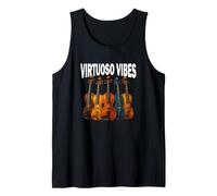 Vintage Violine Musik Shirt Geschenk Virtuoso Vibes Tank Top