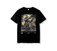 Vintage Y2K Halo 2 Promo Spiel T-Shirt / Microsoft / Cyberpunk Sci-Fi / Schwarz