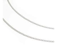Vintageparts Gliederkette aus 316 Edelstahl 3x2,5 2 Meter zum Schmuck selber basteln