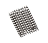 VintageTime Uhren, 10 x Bandstifte, 1,3 mm, Federstege, schmale Linie, 10 Stück, Edelstahl - 18 mm, 20 mm, 22 mm, 16 mm