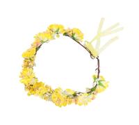 VINTORKY 1 Stück Braut Haarschmuck Blumenkranz Kopfband Headdress für Hochzeiten Perfektes Accessoire für Braut oder Brautjungfern Design für Besondere Anlässe