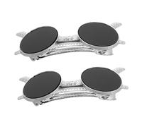 VINTORKY 2 Stück-pack Metall Haarspangen Sonnenbrillenform Rutschfest 9cm Modisch Damen Mädchen Haarclips für Frisur Styling