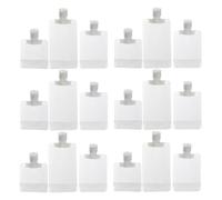 VINTORKY 30 Stück Tragbare Transparente Matte Pet Kosmetik Reisebehälter 30ml 50ml 100ml für Shampoo und Lotion Wiederbefüllbare Quetschbeutel für Reisen