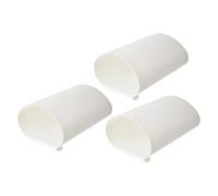 VINTORKY Aufbewahrungseimer 3 Stück aus Langlebigem PP Kunststoff für Rollwagen Platzsparender Hängekorb für Wohnzimmer Geschäft und Heimgebrauch