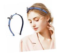 VINTORKY Damen Jeans Stirnband Schmetterlings Haarband Elastisch Modisch Für Alltag Party Kopfschmuck