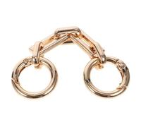 VINTORKY Metall Schultergurtverlängerung mit Quadratischem Verschluss 3,7 Zoll Kettenriemen Verstellbar für Handtaschen und Umhängetaschen Praktische Lösung für Reisen und Alltag