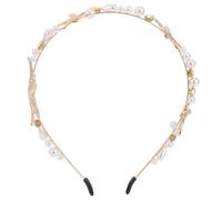 VINTORKY Modischer Brautfrisur Haarreif mit Seestern aus Legierung und Perlen Eleganter Haarschmuck für Hochzeit und Party Damen Haar Accessoire