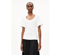 VIOLAHAA | Ripp-T-Shirt aus Bio-Baumwoll Mix - weiss (XS)