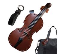 Violin Key Ring, Musikinstrument, Keyring Pendant Jewelry, Bag Pendant, Violin Jewelry, Music Lover Keyring, Violin Bag Pendant, Musical Key Ring, 12 x 4.5 cm/4.72 x 1.77 Zoll