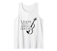 Violine - Klein Aber oho Lustiger Geiger Musik Spruch Geige Tank Top