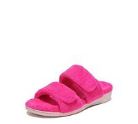 Vionic Damen Indulge Dessie Slipper,Damen Bequeme Gemütlich Verstellbare Hausschuhe mit Verdeckter Orthopädischer Fußgewölbeunterstützung und VIO-Motion Technologie, Mittlere Breite, Pink Glo, 39 EU