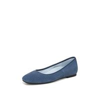Vionic Damen Orinda Ballet Flat, Dark Denim Suede, 38 EU Weit