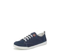Vionic Damen Pismo Sneaker, Dunkelblauer Stoff, 35 EU