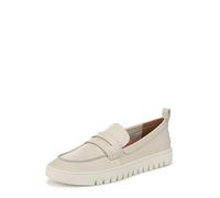 Vionic Damen Uptown Loafer, Cremefarbenes Leder, 38.5 EU