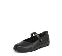 Vionic Damen Uptown Maryjane Mary Jane Flat, Schwarzes Leder, 40 EU