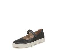 Vionic Damen Uptown Maryjane Mary Jane Flat, Silberfarbenes Wildleder, 39 EU