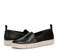 Vionic Women's Uptown A-line Loafer, Schwarz Leder, 9.5 Wide