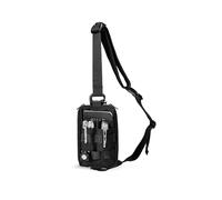 VIPERADE CHS2 Umhängetasche EDC Brusttasche, Taktische Molle Tasche Kleine Umhängetasche, Hüfttasche Brusttasche, Molle Tasche Kleine EDC Hüfttasche Gürteltasche für Camping/Outdoor, Schwarz, Taglia