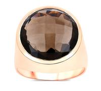 Vira Jewels - Ring 925/- Sterling Silber Rauchquarz braun 18,05 ct. Ringe 1 ct Damen