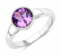 Vira Jewels - Ring 925/- Sterling Silber Amethyst lila 1,71 ct. Ringe Damen
