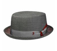 Virgin Wool Pork-Pie-Hut by Alfonso DEste grau S (54-55 cm)