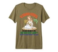 Virgo Girl wurde am 25. August geboren. Herzlichen Glückwunsch an Mich, du Premium T-Shirt