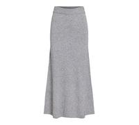 Vila Midirock VIRIL Feinstrick wadenlang M medium grau melange