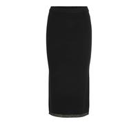 Viril Glitter Midi Knit Skirt