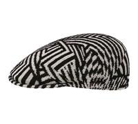 Virtual Grid 507 Flatcap by Kangol schwarz-weiß XL (60-61 cm)