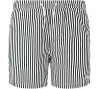 Badeshorts VIRTUS "Cullen", Herren, Gr. S, EURO-Größen, grün (dunkelgrün, weiß), Polyamid, gestreift, Badehosen Badeshorts, aus atmungsaktivem Material (85367123-S) dunkelgrün, weiß