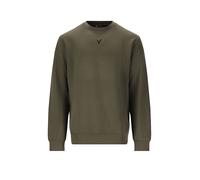 Sweatshirt VIRTUS "Taro", Herren, Gr. S, braun, 78% Polyester, 17% Viskose, 5% Elasthan, unifarben, sportlich, normal, Rundhals, Langarm, Sweatshirts, im angesagten Crewneck-Design (93742056-S) braun