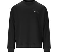 Sweatshirt VIRTUS "Kallan", Herren, Gr. M, schwarz, 100% Baumwolle, unifarben, normal, Rundhals, Sweatshirts Sweatshirt, im schlichten Design (73082106-M) schwarz
