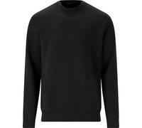 Sweatshirt VIRTUS "Taro", Herren, Gr. 3XL, schwarz, 78% Polyester, 17% Viskose, 5% Elasthan, unifarben, normal, Rundhals, Sweatshirts Sweatshirt, im angesagten Crewneck-Design (82759129-XXXL) schwarz