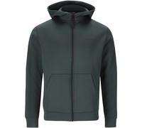 Sweatshirt VIRTUS "Taro V2", Herren, Gr. L, grün (dunkelgrün), 78% Polyester, 17% Viskose, 5% Elasthan, unifarben, normal, hoch geschlossener Ausschnitt, Sweatshirts Sweatshirt, Komfort (31622138-L) d