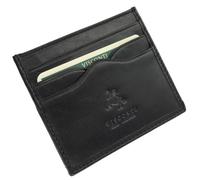 VISCONTI Monza Collection Pompeji Kartenetui aus feinem Leder, MZ1, Schwarz