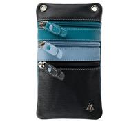 VISCONTI Sling Bags Collection Drew Kleine Umhängetasche aus Leder, S4b, Blau/Mehrfarbig, Einheitsgröße
