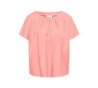 Viscose Shirt Bluse in koralle unifarben 44 koralle
