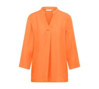 Viscose Shirt Bluse in orange unifarben 34