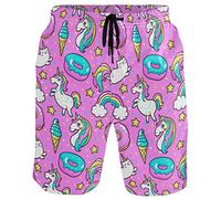 visesunny Fashion Herren Badehose für den Strand, schnelltrocknend, kurz, Sommer, Sport, Laufen, Badeanzug mit Netzfutter - Mehrfarbig - X-Large