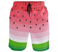 visesunny Moderne Herren-Badeshorts, schnelltrocknend, lässig, Polyester - - Medium