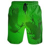 visesunny Modische, coole Herren-Strand-Shorts, Badehose, schnell trocknend, lässige Polyester-Badeshorts mit Taschen, S-XXL.., Multi2, Medium