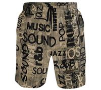 visesunny Stilvolle Sommer-Badehose für Herren, schnelltrocknend, Strandbekleidung, Sport, Schwimm-Shorts, Urlaub, Party, Badeanzüge, Multi33, L