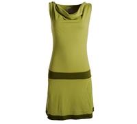 Vishes - Alternative Bekleidung - Ärmellose Tunika aus Biobaumwolle mit Wasserfallkragen hellgrün 42