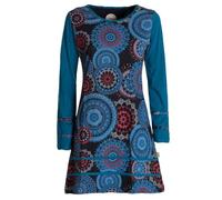 Vishes - Alternative Bekleidung - Damen Langarm Longshirt-Kleid Sweatkleid Shirt-Kleid Madalas schwarz 50