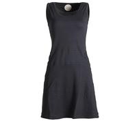 Vishes - Alternative Bekleidung - Einfaches armloses Kleid aus Biobaumwolle mit seitlichen Taschen schwarz 32