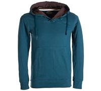 Vishes - Alternative Bekleidung - Herren Sweatshirt aus Baumwollfleece mit Kängurutasche und Kapuze türkis 50-52