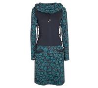 Vishes - Alternative Bekleidung - Langarm Damen Kleid Jerseykleid Strickkleid Sweatshirtkleid - Kleid Damen Langarm Kleid Herbst schwarz 42
