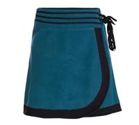 Vishes - Alternative Bekleidung - Thermorock Warmer Damen Winterrock kurz Wickelrock aus ECO-Fleece türkis